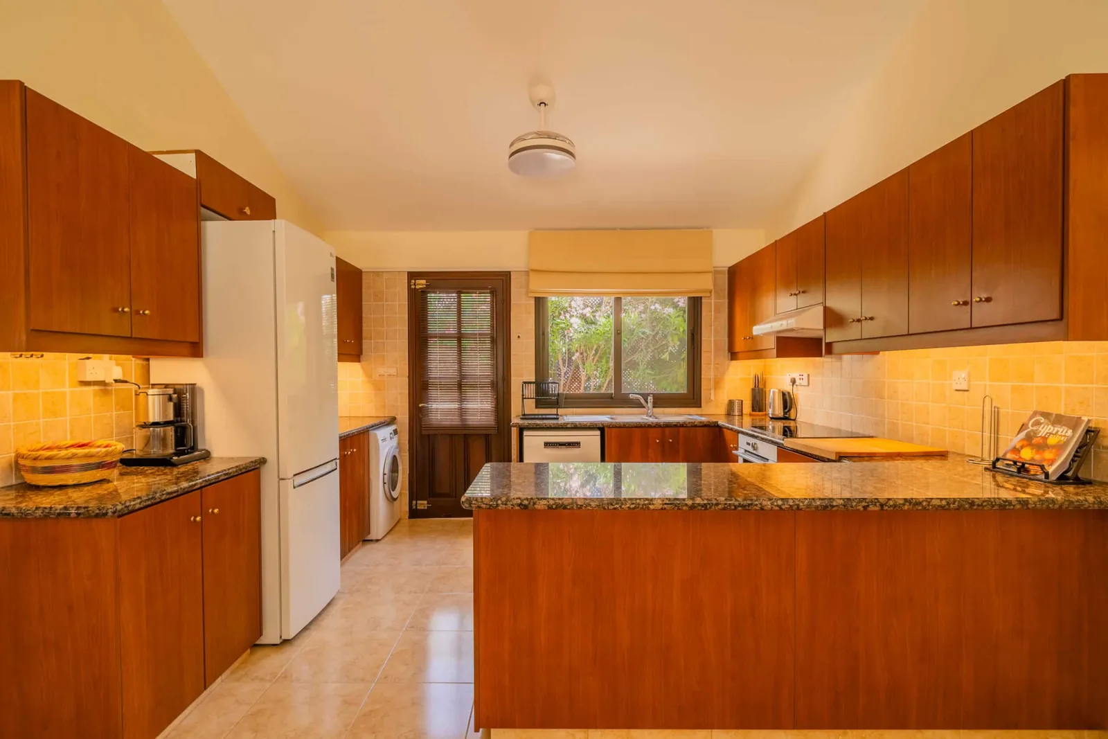 Large open-layout kitchen