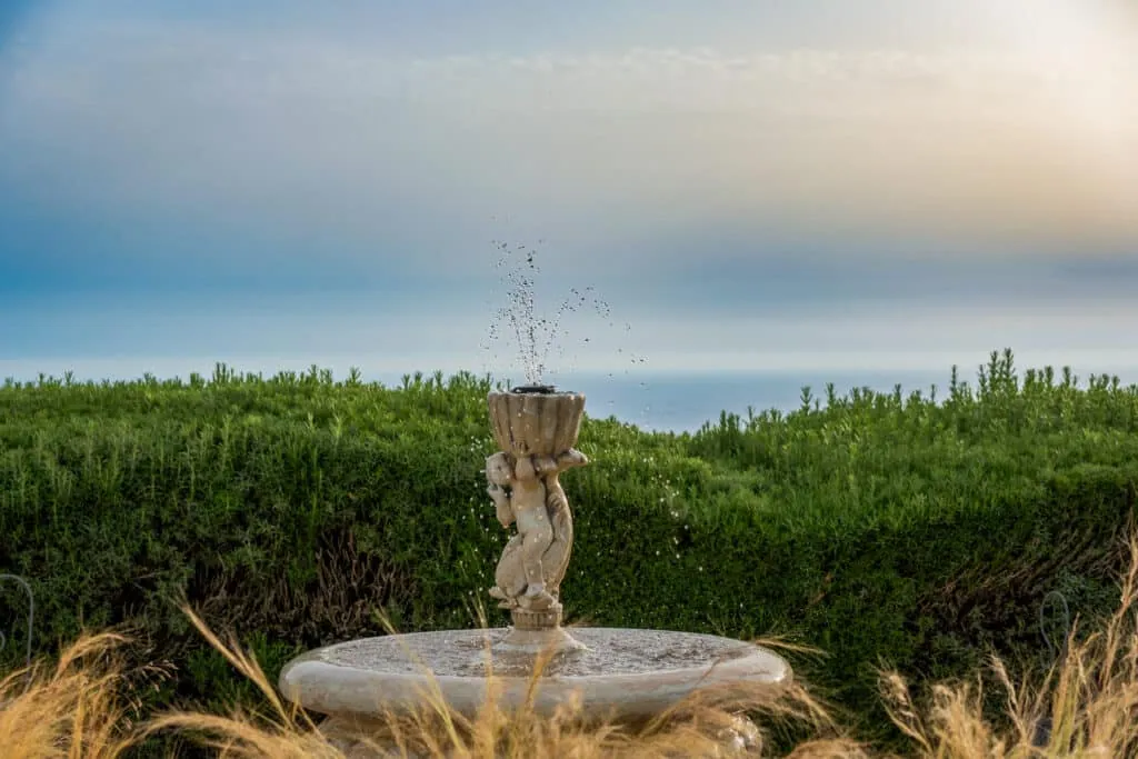 Fountain in the garden