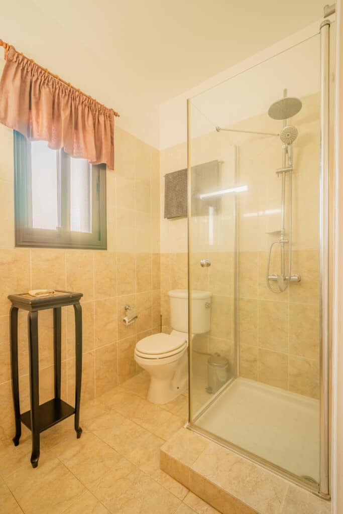 Full bath with walk-in shower